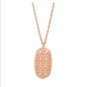 Kendra Scott Rae Long Filigree Pendant Necklace